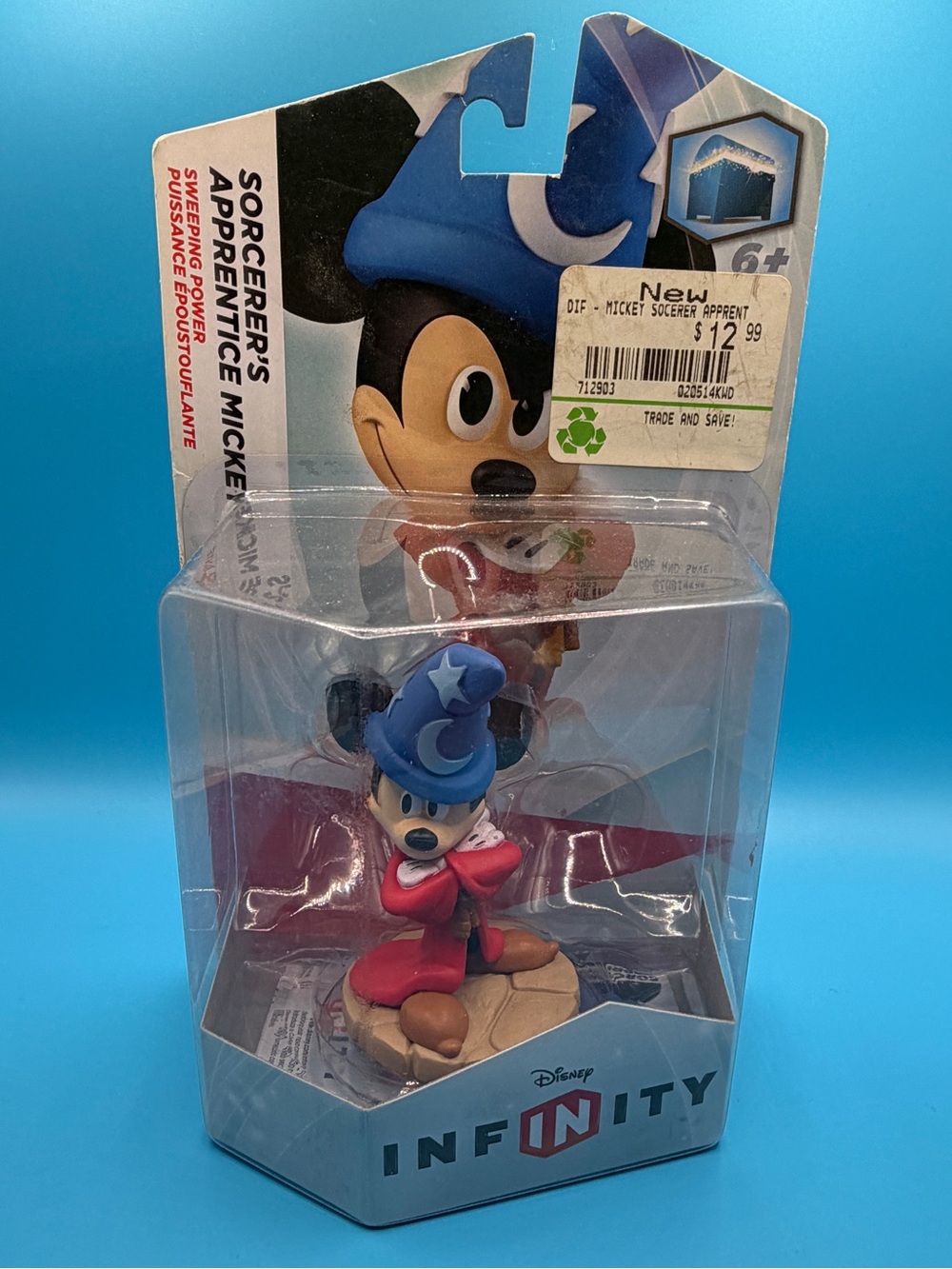 Disney Infinity 1.0 Sorcerer's Apprentice Mickey Mouse Figure NIB Sealed